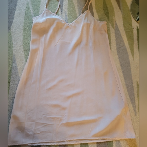 NWT Lucky Brand - Long Sleeve Pink Floral Dress with Slip - Picture 6 of 9